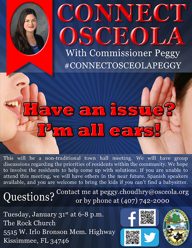 Connect Osceola with Commissioner Peggy