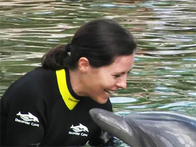 Discovery Cove's Dolphin Interaction Program