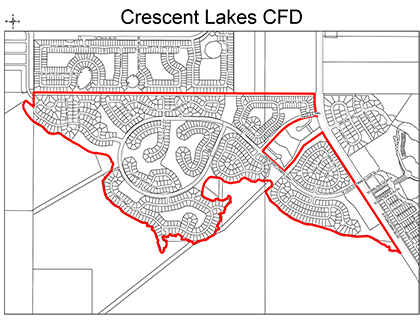 Crescent Lakes CFD Boundary Map