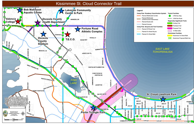 KISSIMMEE ST. CLOUD CONNECTOR TRAIL MAP
