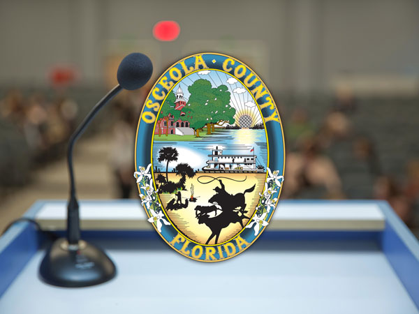 Monday's 9:30am BCC Meeting to be held at Osceola Heritage Park
