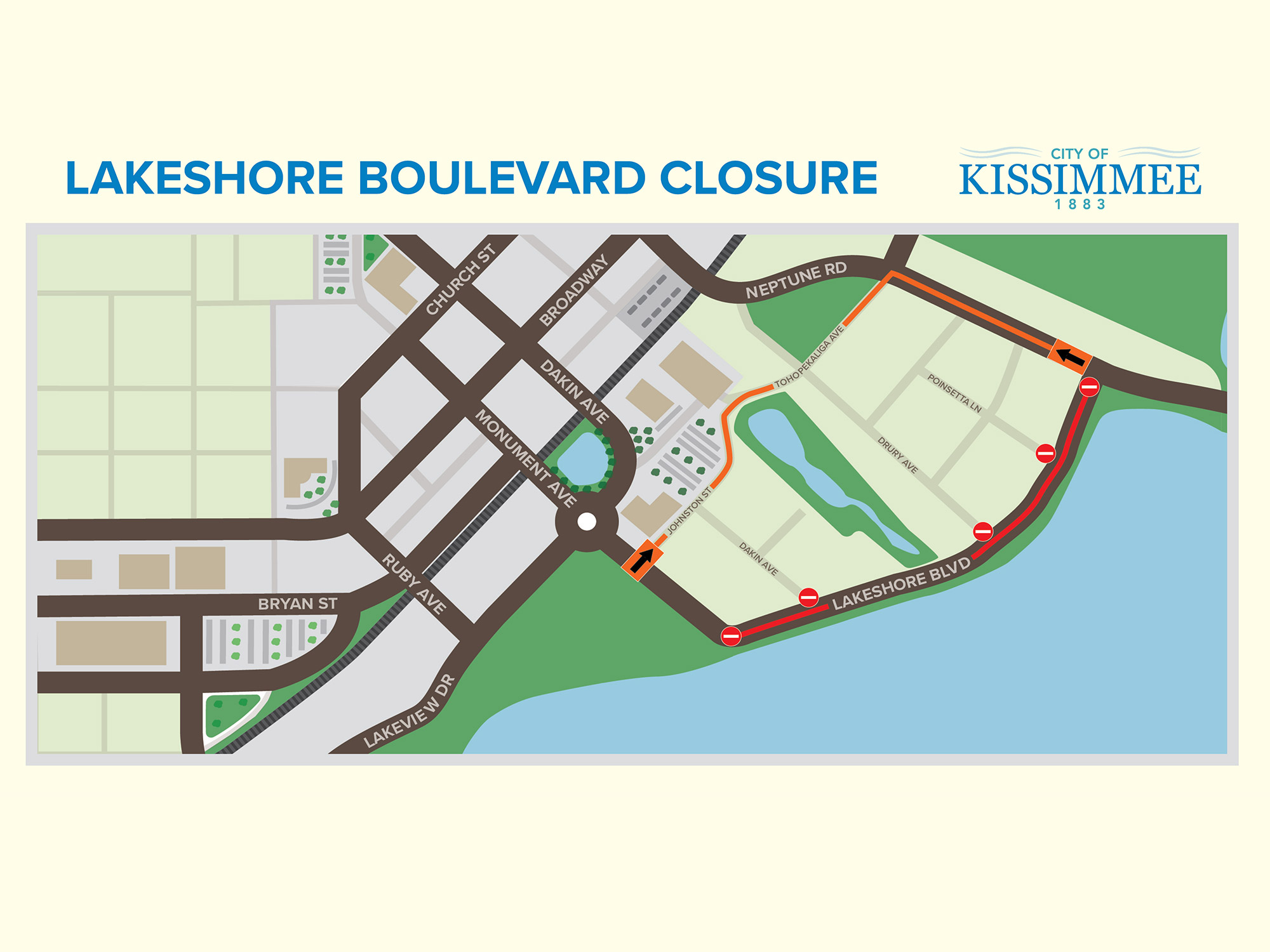 Construction on Lakeshore Boulevard Brings Road Closures