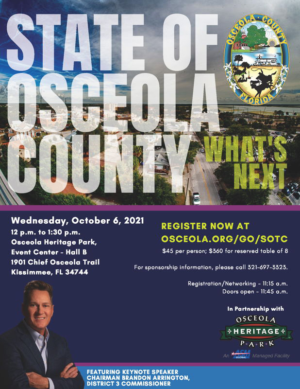 What’s Next: 9th Annual State of the County Set for October 6