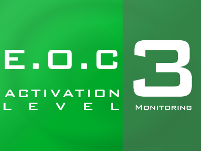 EOC Activation Level 3 - Monitoring