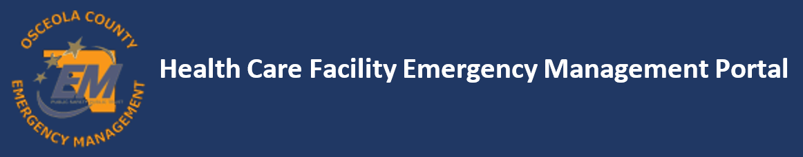 Click here to go to the Health Care Facility Emergency Management Portal