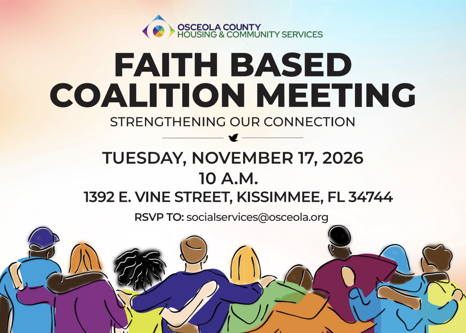 Faith Based Coalition Meeting at 10 a.m. at Osceola. County Housing and Community Services.jpeg