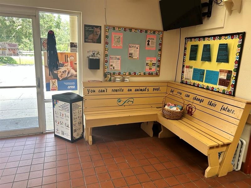 Pill bottle recycle location in Animal Services