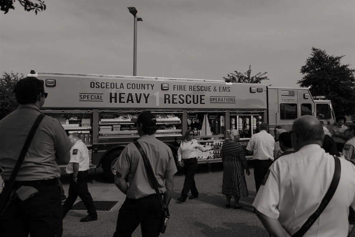 Heavy Rescue 1 in-service ceremony