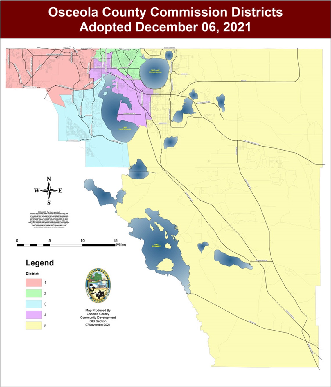 2021 Adopted Commission Districts