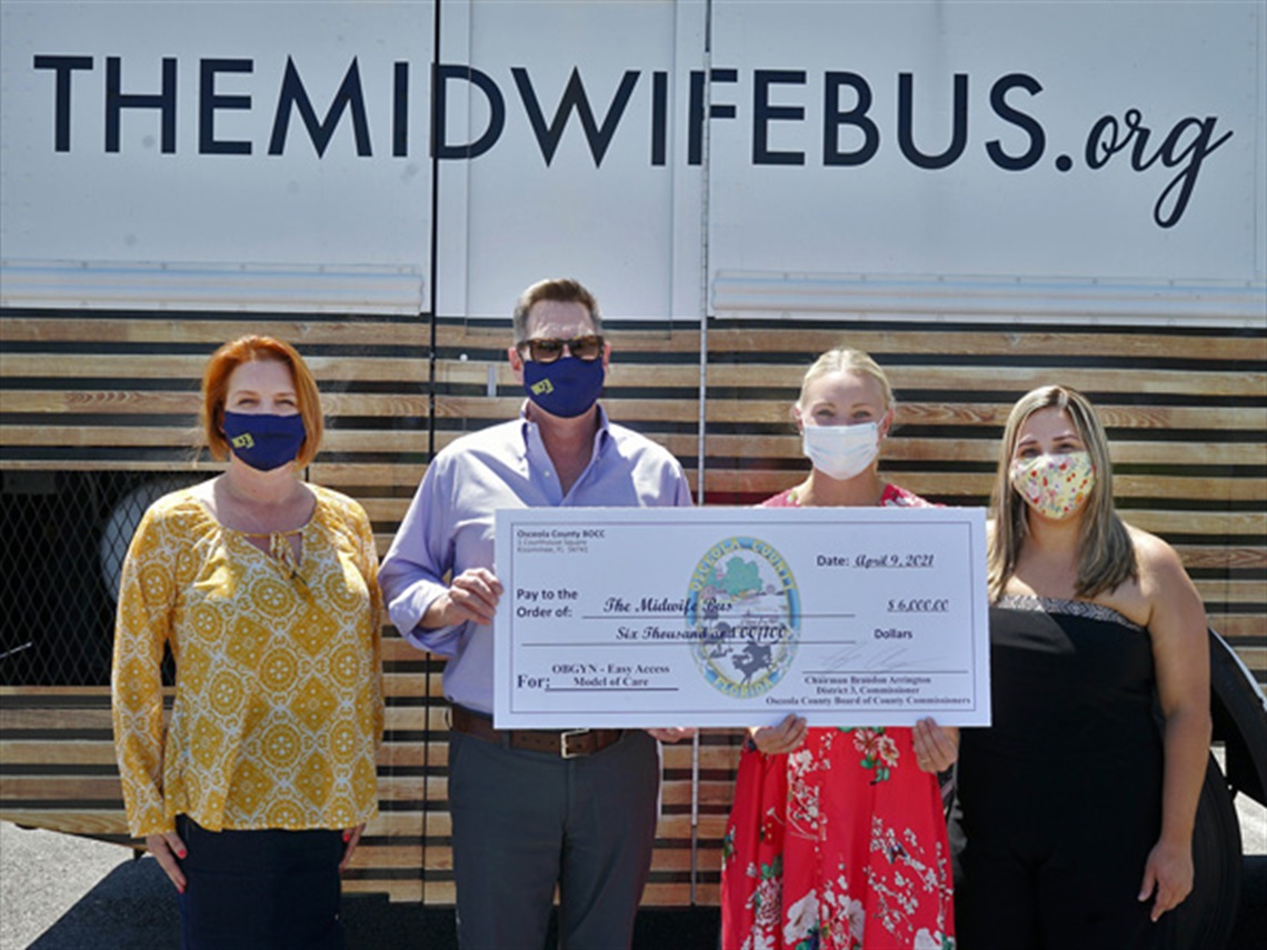 Arrington Backs Women’s Healthcare through ‘The Midwife Bus’