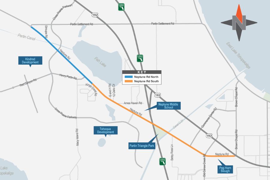 Osceola County Begins Neptune Road Improvement Project - Osceola