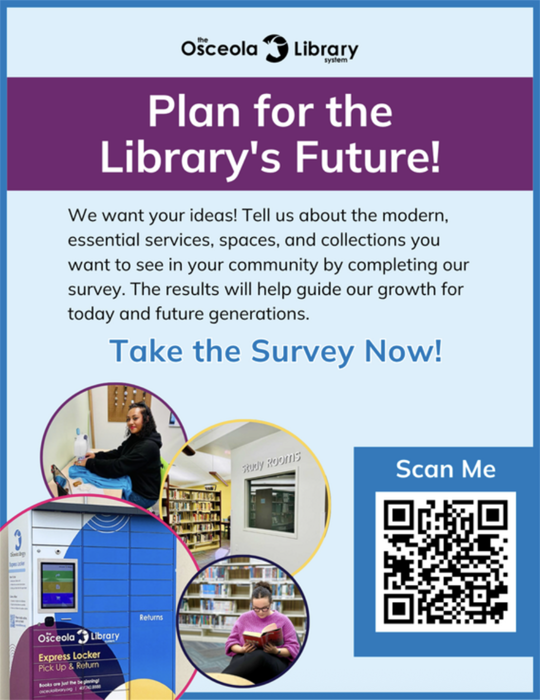 Osceola Library System Seeks Community Input to Shape the Future