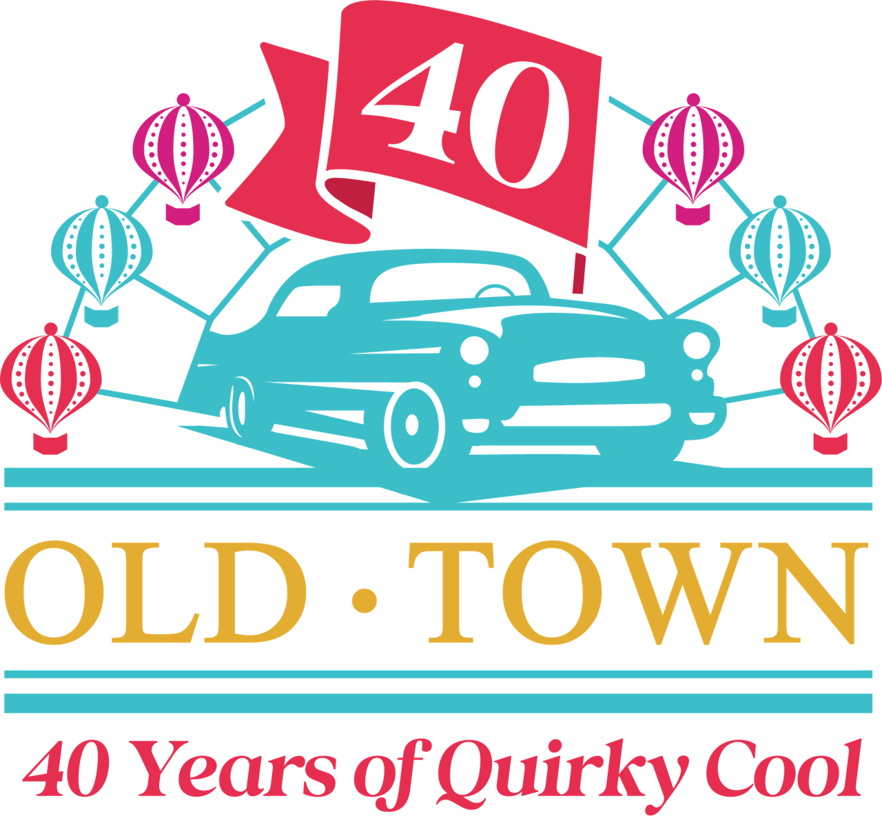 Old Town 40-Year Anniversary Logo