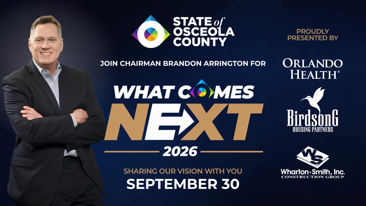 2026 State of the County at Osceola Heritage Park September 30, 2026 presented by Orlando Health and Birdsong Housing Partners